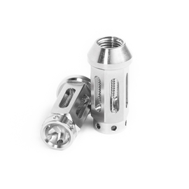 Гайка 90038 SKILL ST019 конус 12x1,25 45mm серебро HEX 17